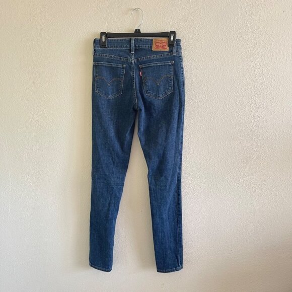 Levi 711 Skinny Size 26 Distressed Jeans - Picture 3 of 5